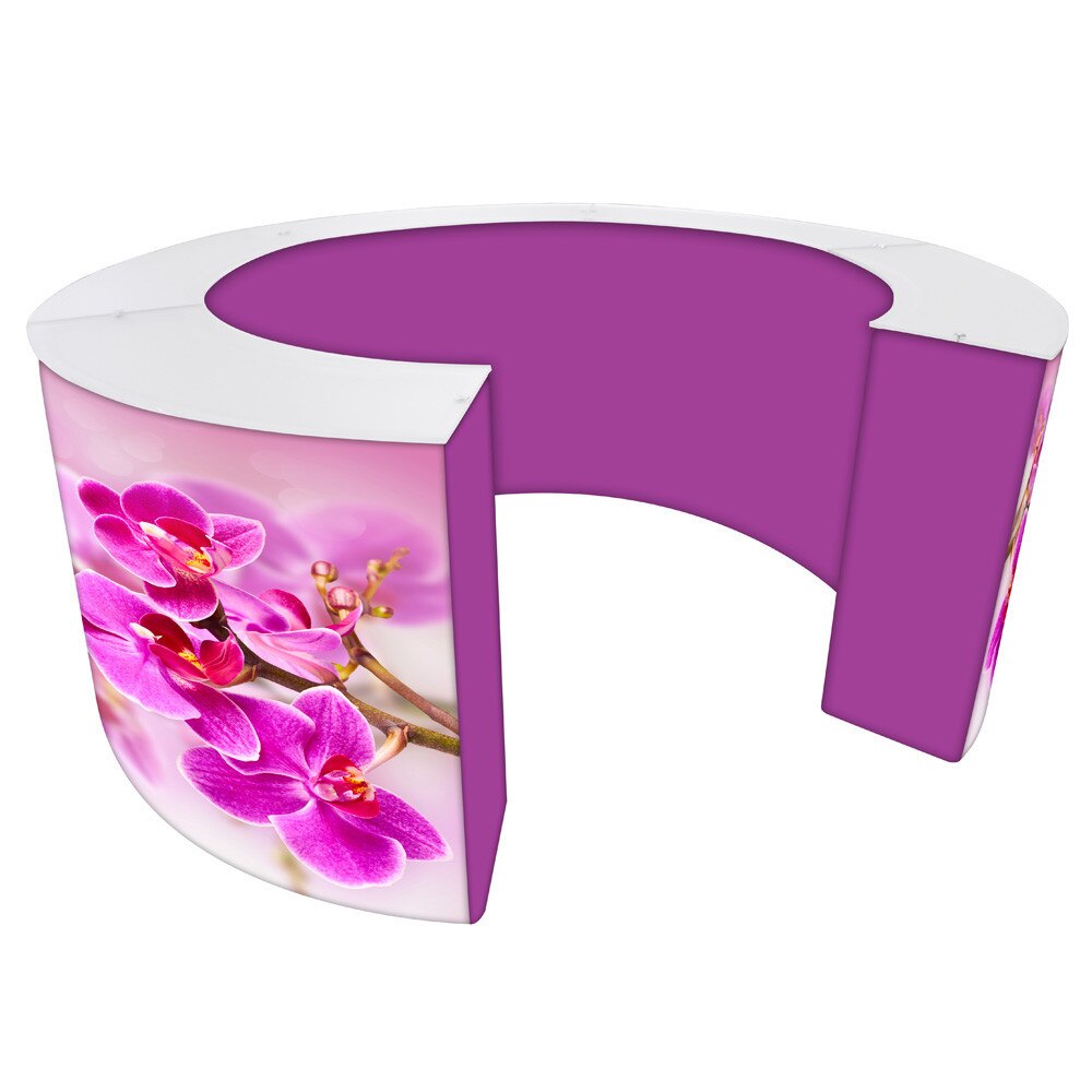 EZ Fabric Full Curved Counter