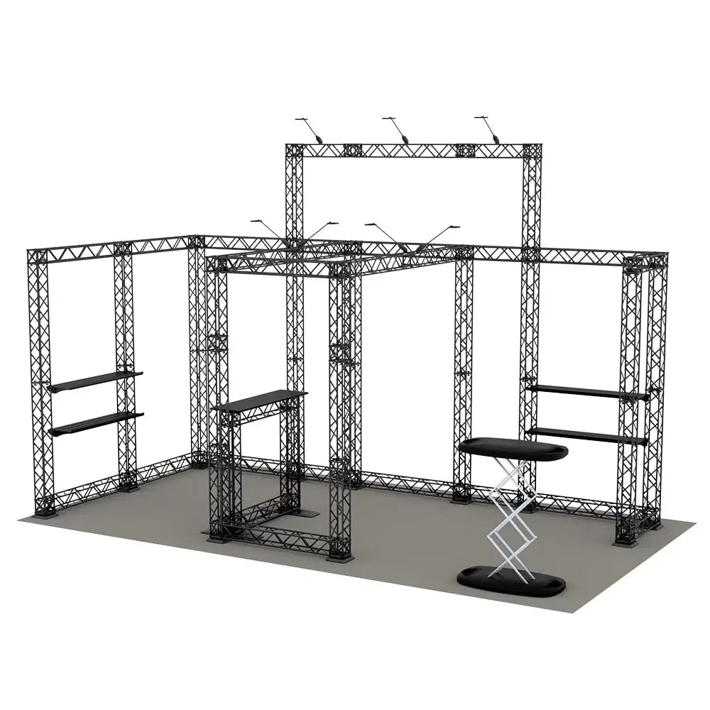 HeroTruss Runway 10x20' Booth Display