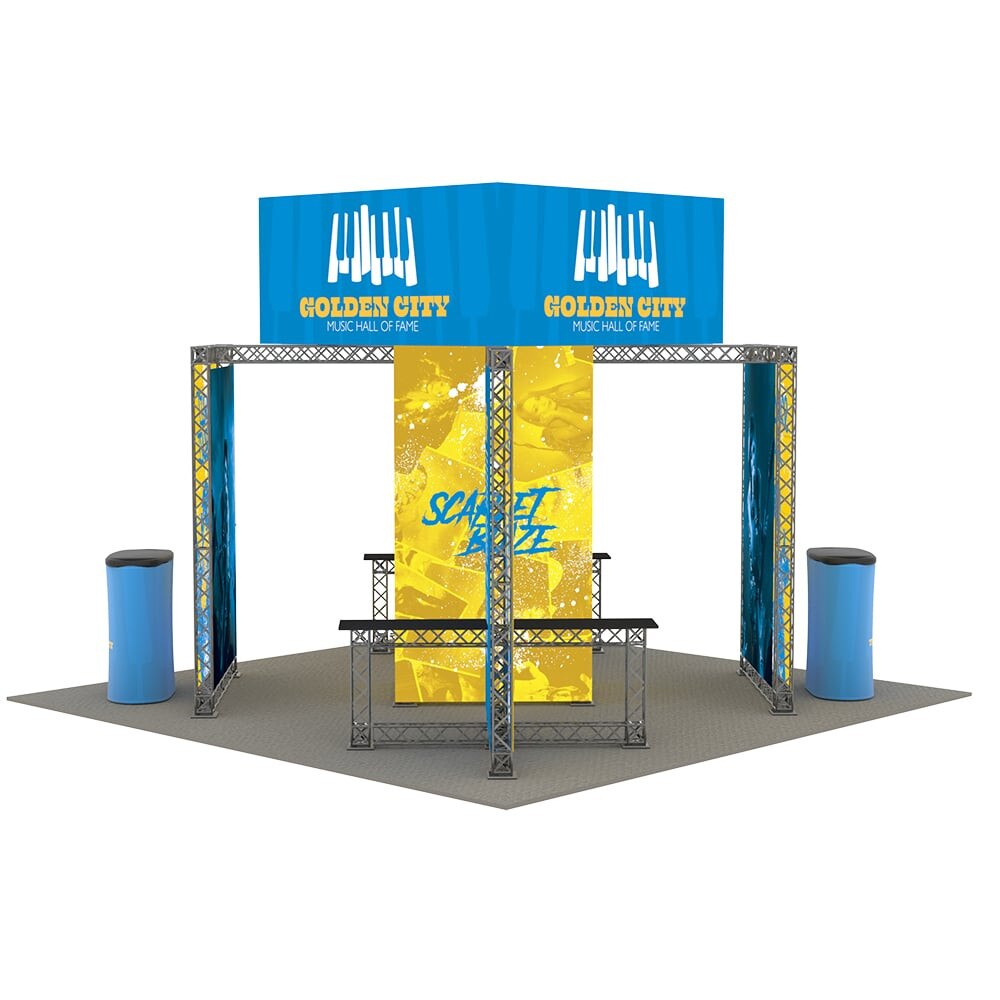 HeroTruss Bravo 20x20' Booth Display