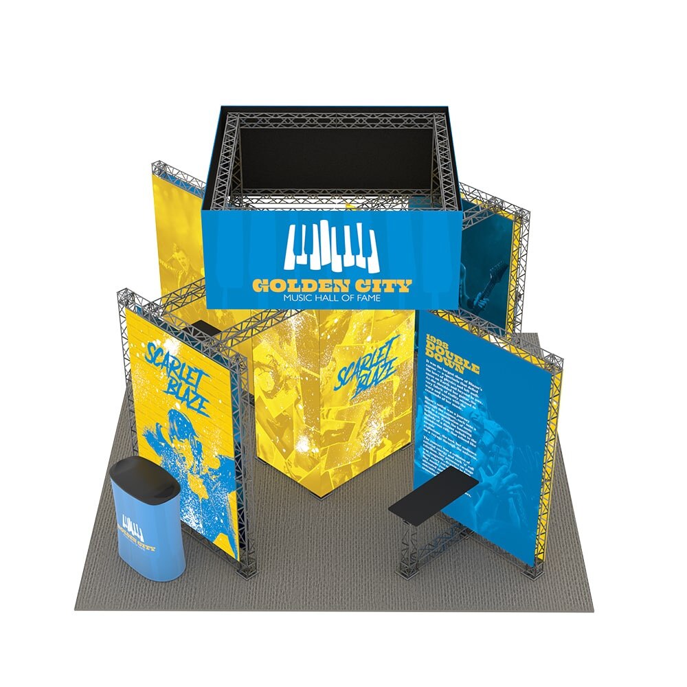 HeroTruss Bravo 20x20' Booth Display