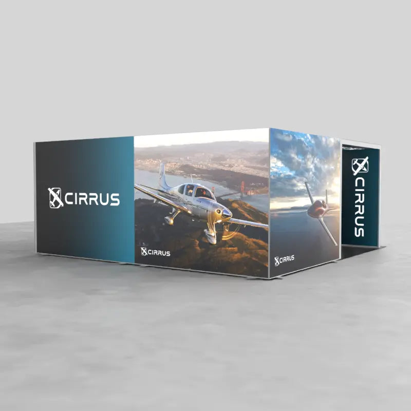 NexGen 20'x20' Backlit Trade Show Display