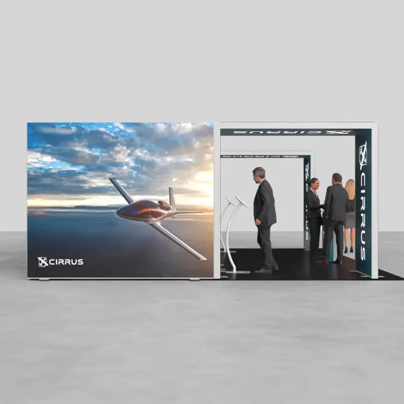 NexGen 20'x20' Backlit Trade Show Display