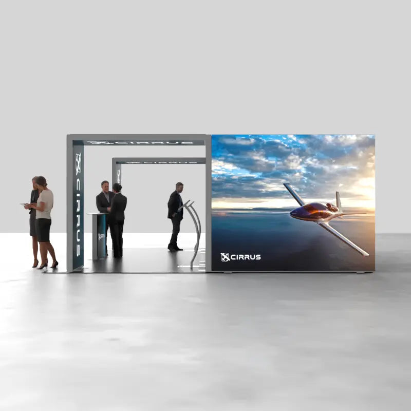 NexGen 20'x20' Backlit Trade Show Display