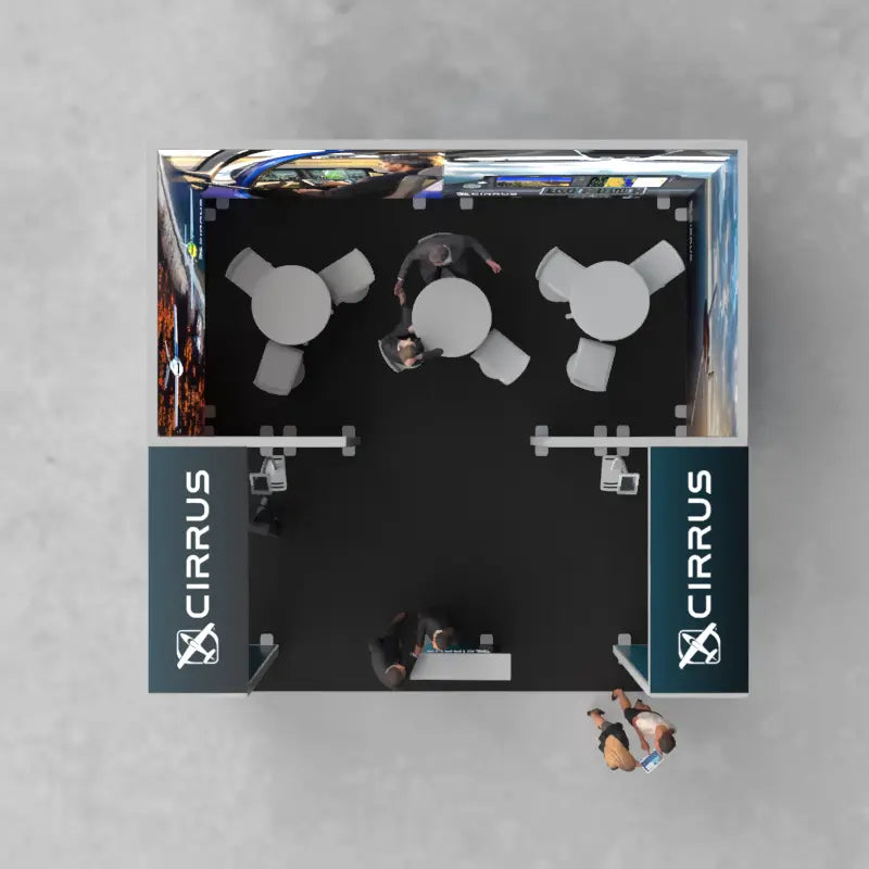 NexGen 20'x20' Backlit Trade Show Display