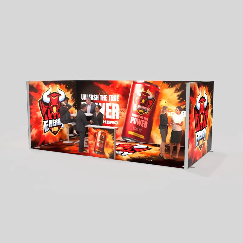 Elite 10'x20' Backlit Trade Show Display