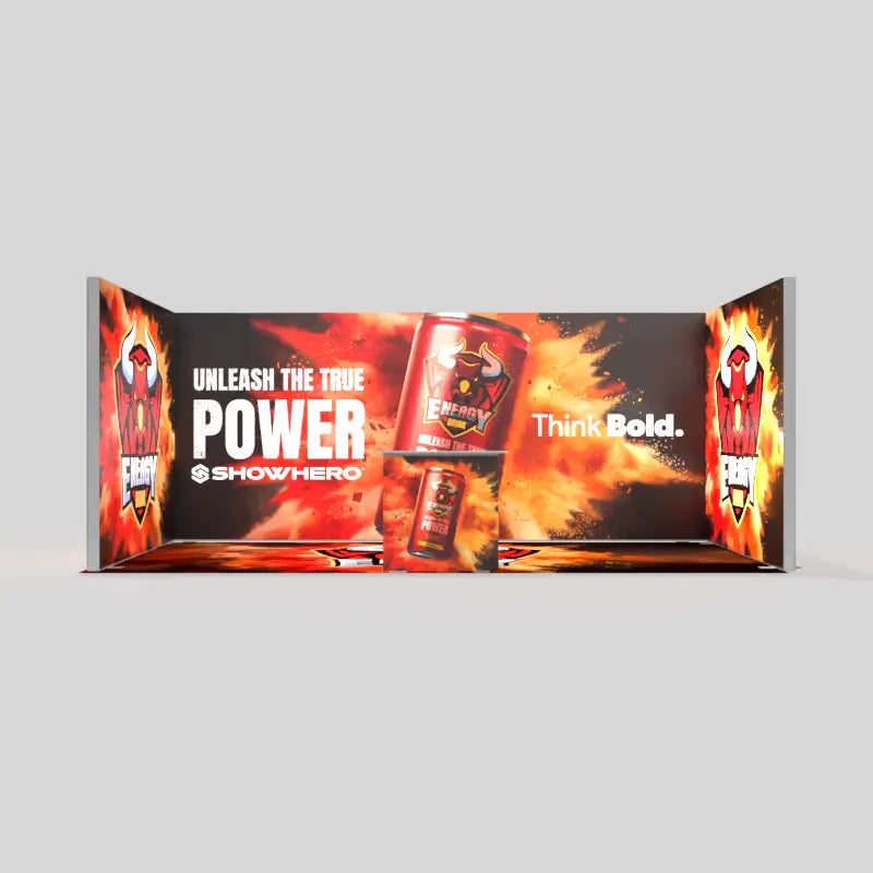 Elite 10'x20' Backlit Trade Show Display