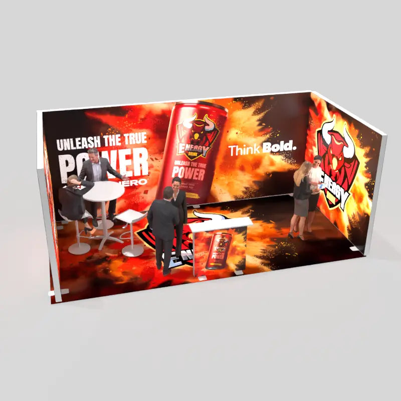 Elite 10'x20' Backlit Trade Show Display