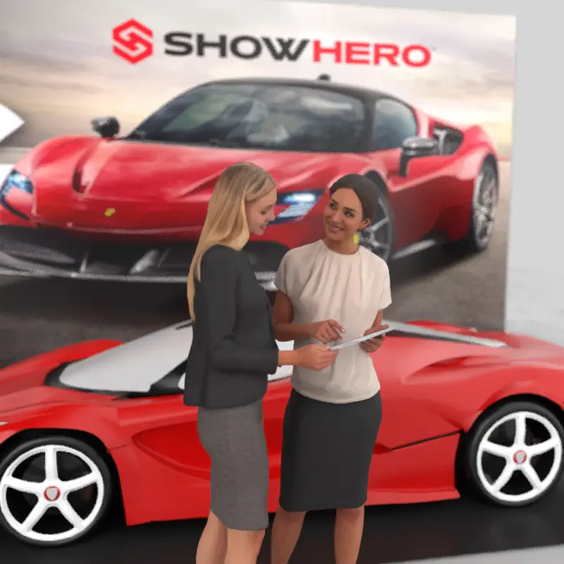 Titan 10'x30' Backlit Trade Show Display