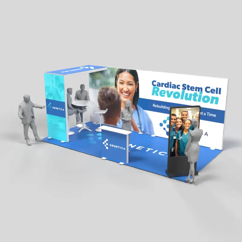 Apex 10'x20' Backlit Trade Show Display