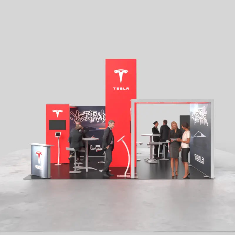 Luminous 20'x20' Backlit Trade Show Display