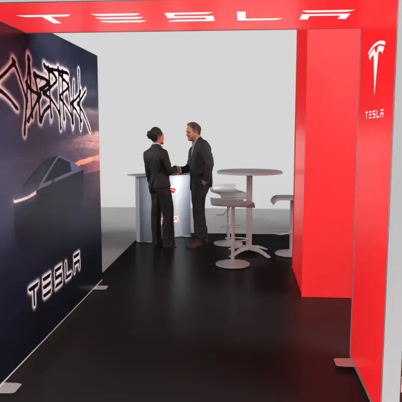 Luminous 20'x20' Backlit Trade Show Display