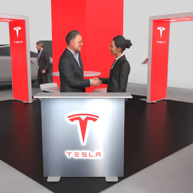 Luminous 20'x20' Backlit Trade Show Display