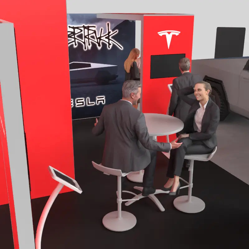 Luminous 20'x20' Backlit Trade Show Display