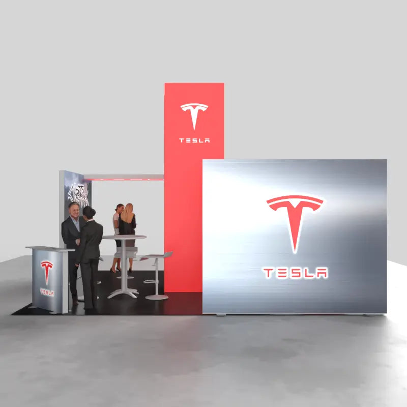 Luminous 20'x20' Backlit Trade Show Display