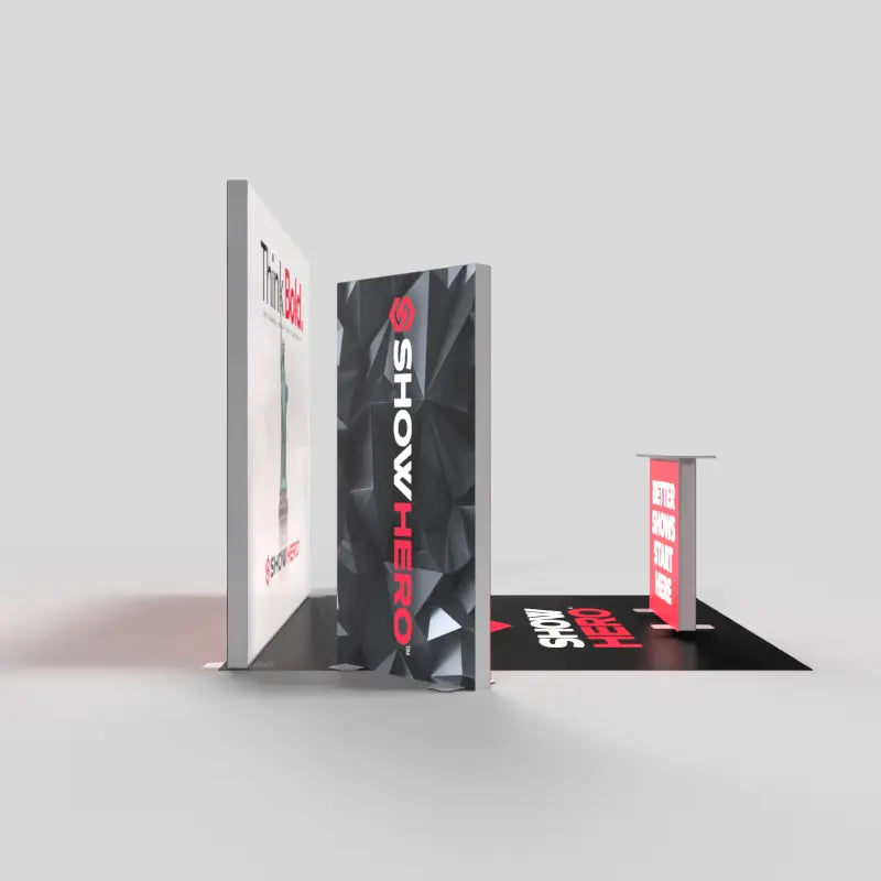 Glow 10x10 Backlit Trade Show Display
