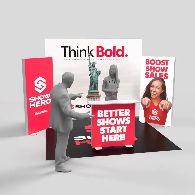 Glow 10x10 Backlit Trade Show Display