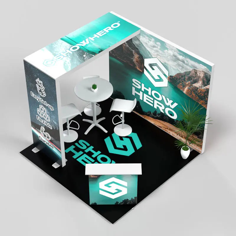 Lumina 10x10 Backlit Trade Show Display