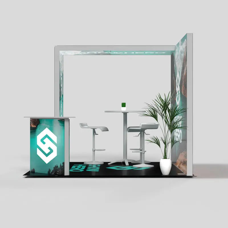 Lumina 10x10 Backlit Trade Show Display