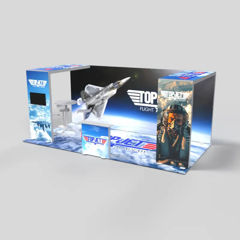 Nova 10'x20' Backlit Trade Show Display