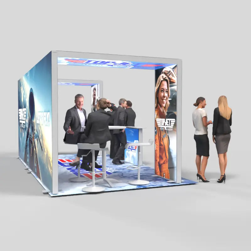 Nova 10'x20' Backlit Trade Show Display