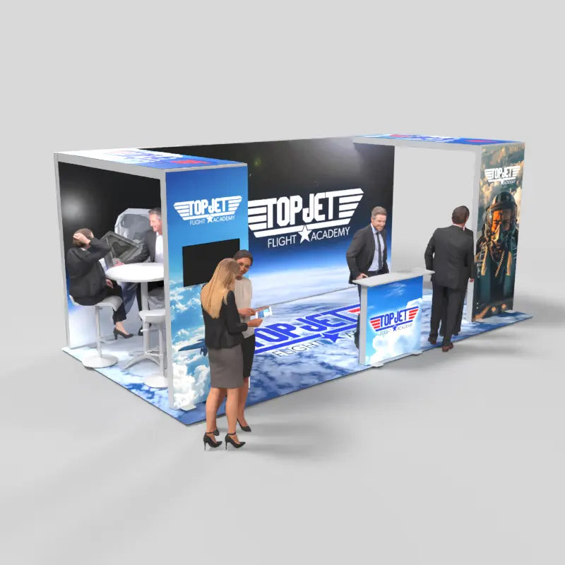 Nova 10'x20' Backlit Trade Show Display