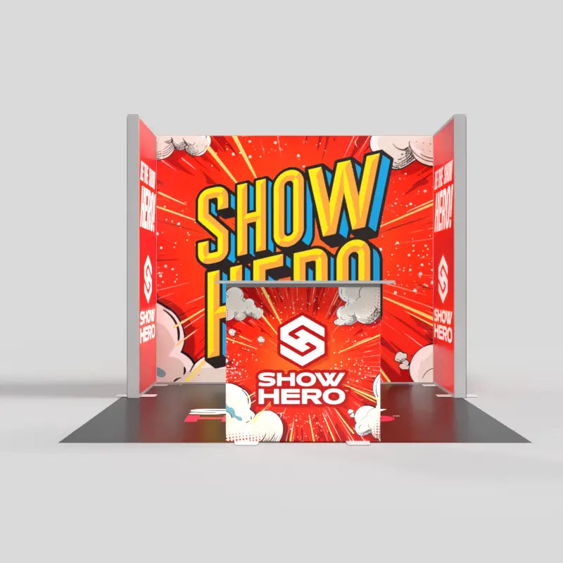 Radiance 10x10 Backlit Trade Show Display