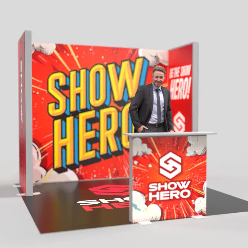 Radiance 10x10 Backlit Trade Show Display