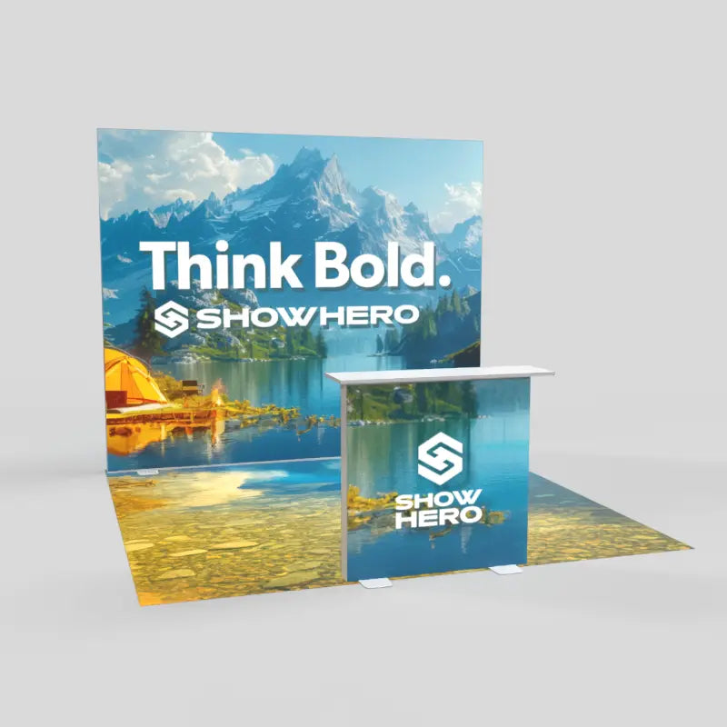 Show Hero Spark 10x10 Backlit Trade Show Display