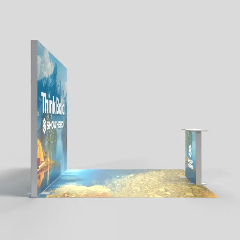 Show Hero Spark 10x10 Backlit Trade Show Display