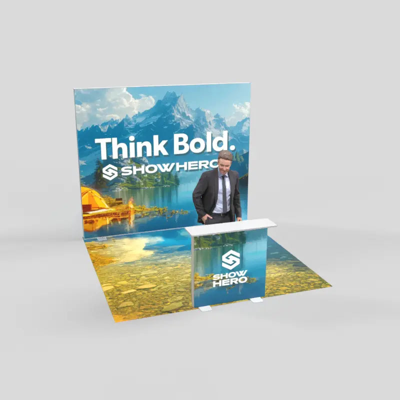 Show Hero Spark 10x10 Backlit Trade Show Display