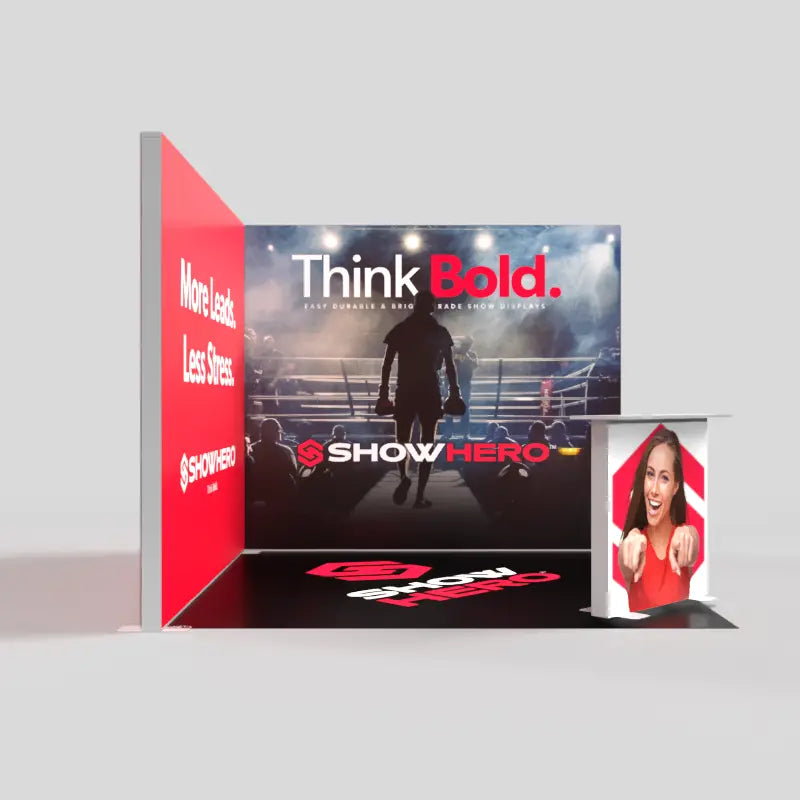 Fusion 10x10 Backlit Trade Show Display