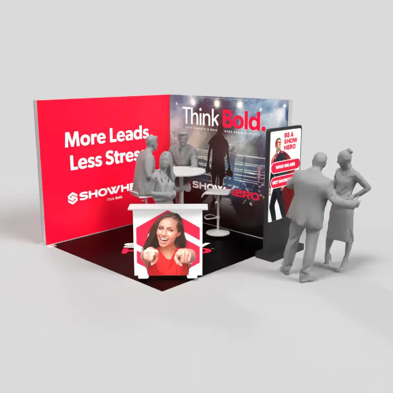 Fusion 10x10 Backlit Trade Show Display