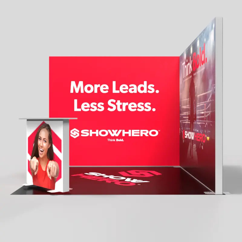 Fusion 10x10 Backlit Trade Show Display