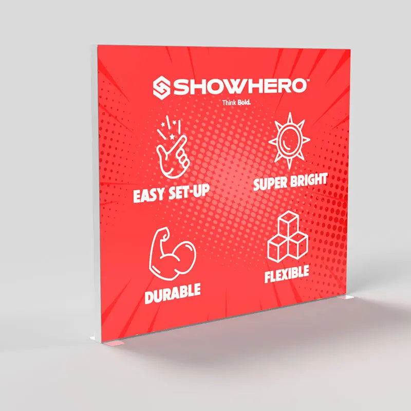 GlowMax 10'w x 7'h Backlit Trade Show Display