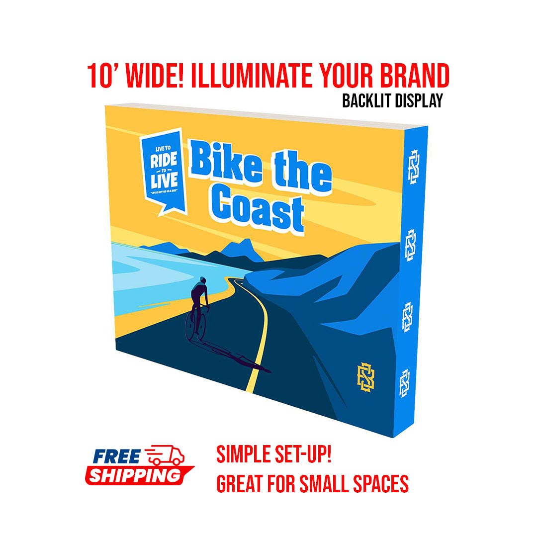 LightBlast 10' Backlit – Illuminate Your Brand