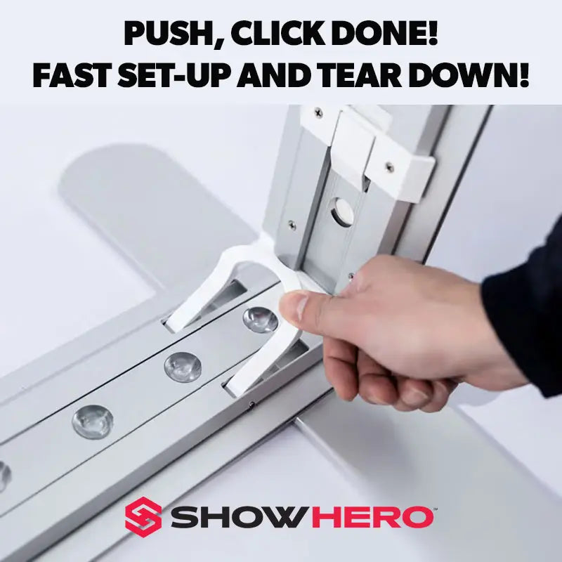 Show Hero Spark 10x10 Backlit Trade Show Display