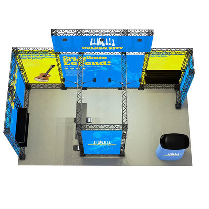 HeroTruss Runway 10x20' Booth Display