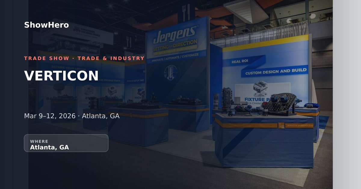 VERTICON 2026 Exhibitor Booth | ShowHero